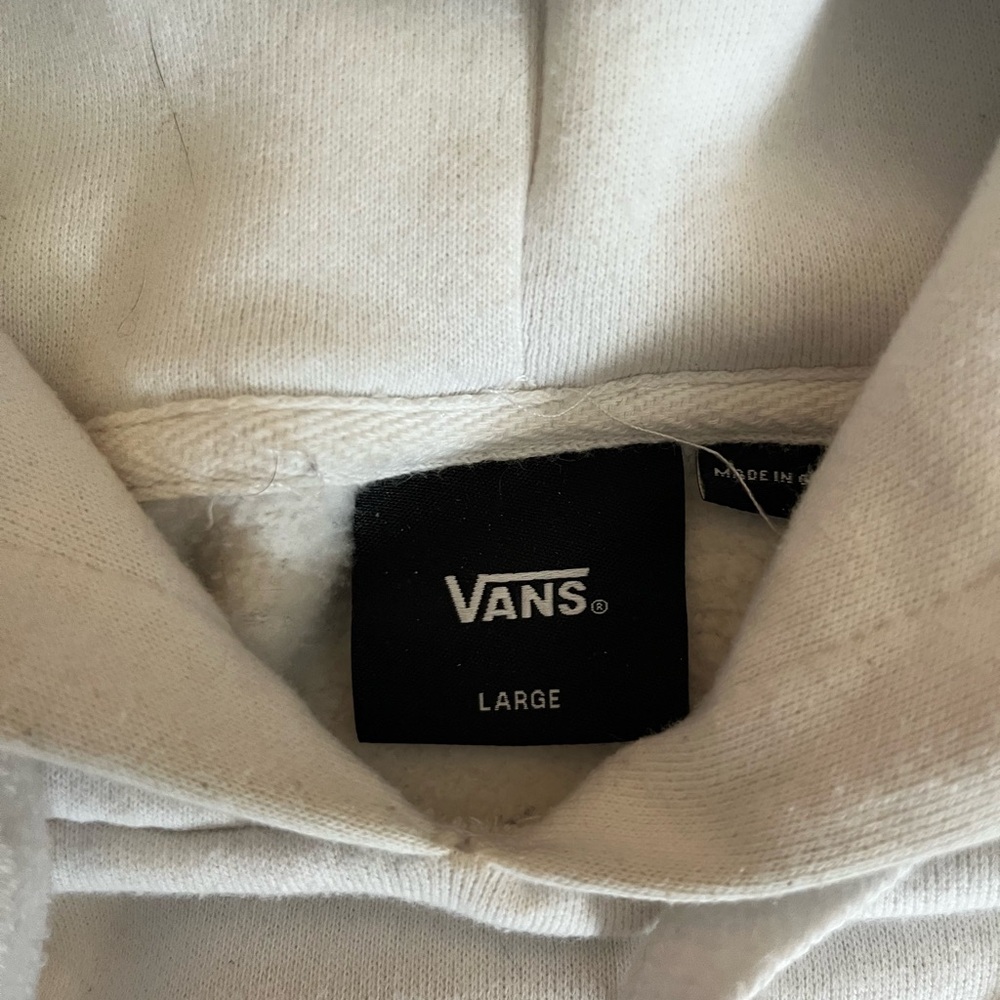 Cozy white Vans hoodie - Picture 3 of 3